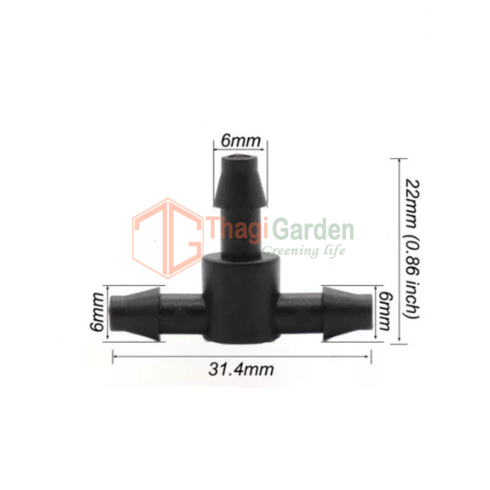 Bịch 20 tê chia 3 gắn ống 6mm
