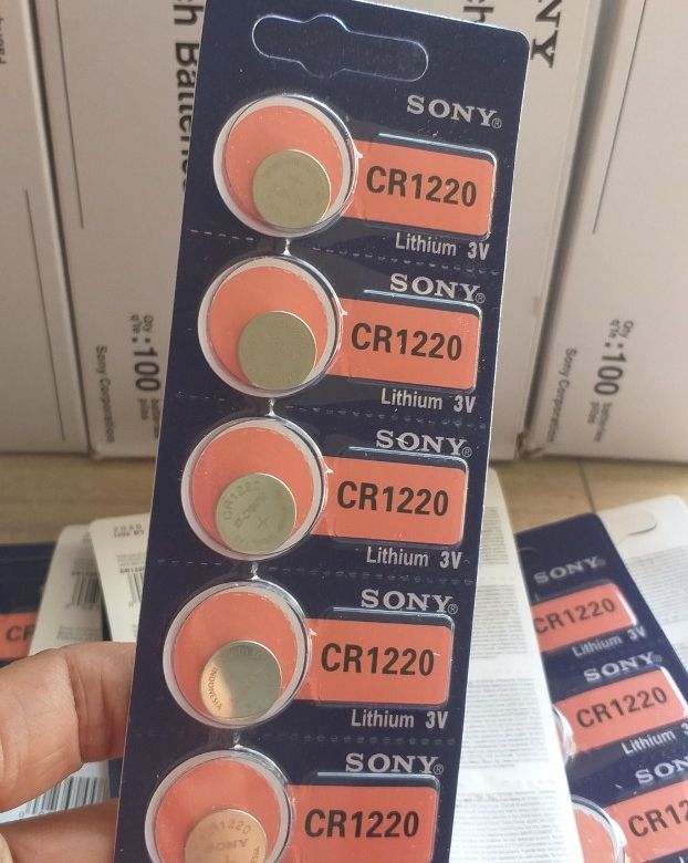 5 Viên Pin CR1220 Pin 3V  SONY Lithium