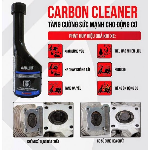 Dung dịch tẩy cặn cacbon Yamaha Cleaner