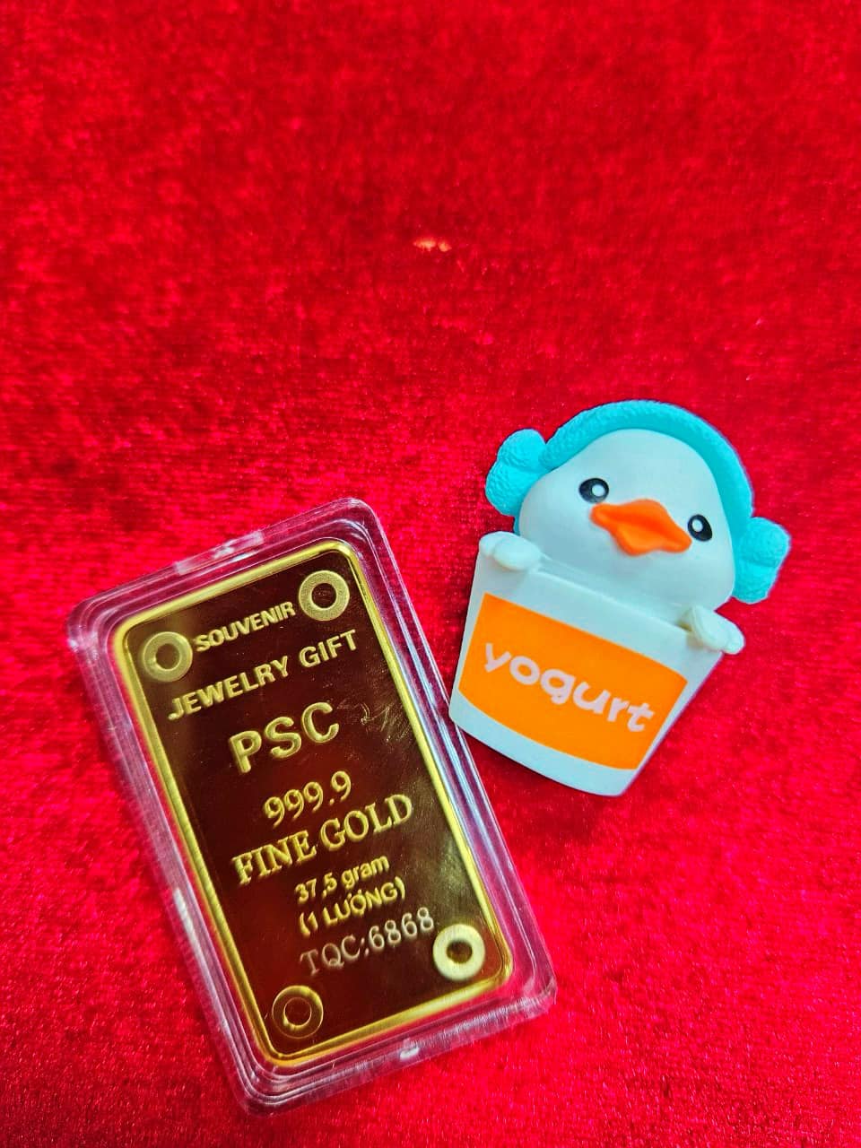 Vàng miếng 9999 mạ vàng 24k( GIÁ 1 MIẾN G )