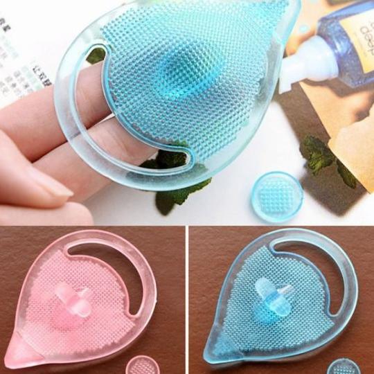 miếng rửa mặt massage silicon
