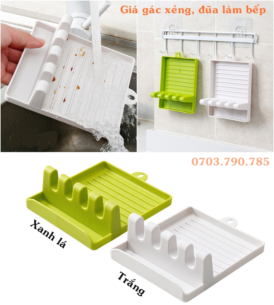 Giá gác muôi, xẻng, đũa làm bếp