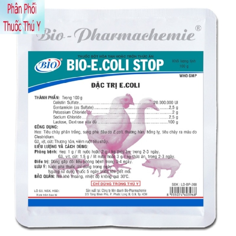 Bio E.coli Stop 100gr - Đ-Ặ-C-T-R-Ị E.coli