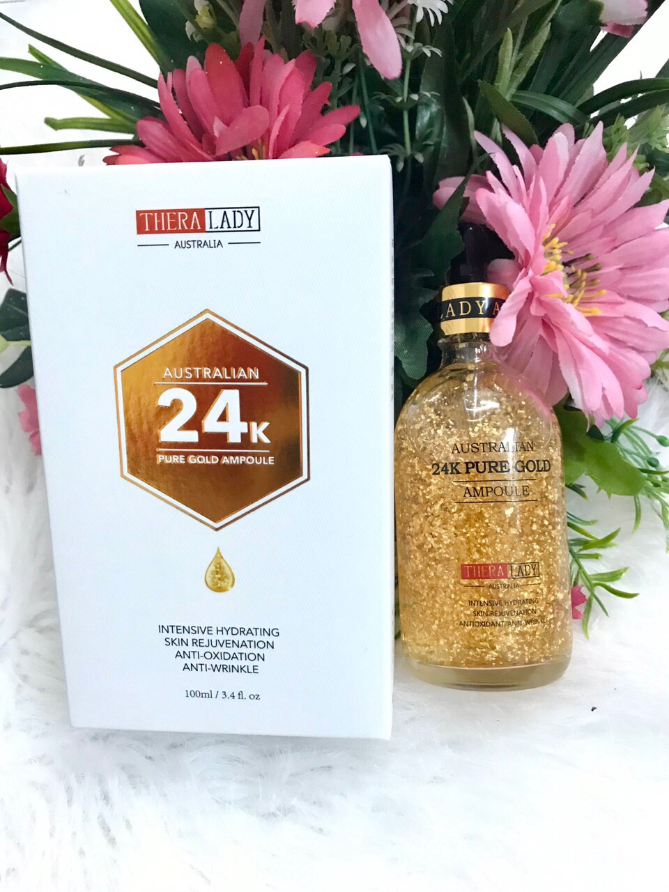 [HCM]Tinh chất dưỡng da 24k Pure Gold Ampoule 100ml