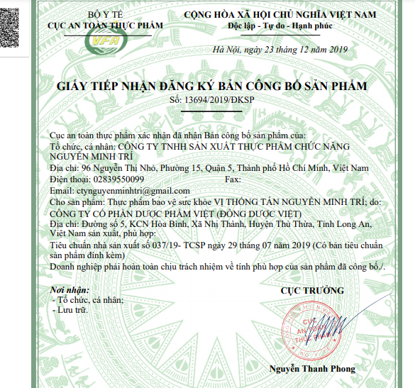 vị thống tán nguyễn minh trí lọ 35gr