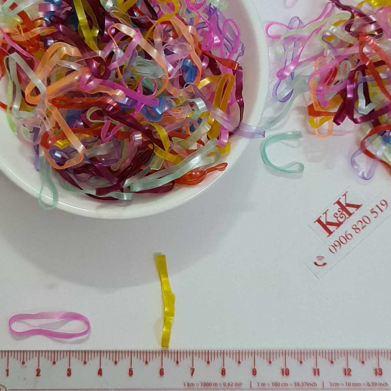 ❧K&K☙ THUN CỘT TÓC DẺO NHIỀU MÀU