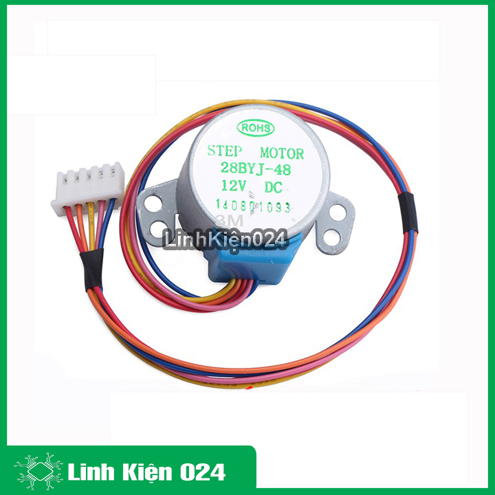 Động cơ bước 12vdc 28byj-48 xịn