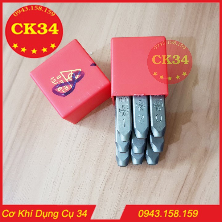 Bộ đóng số đục số 8mm - Xuôi
