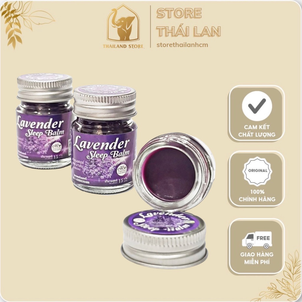 Dầu cù là lavender Otop Thái Lan giúp ngủ ngon 15gr