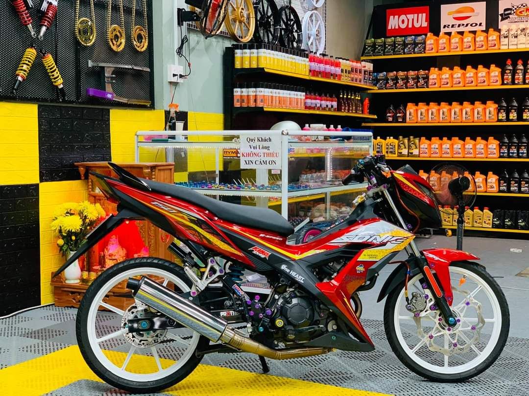 [HCM]Tem xe sonic  tem rời cao cấp dán xe full đỏ hoặc đỏ trắng