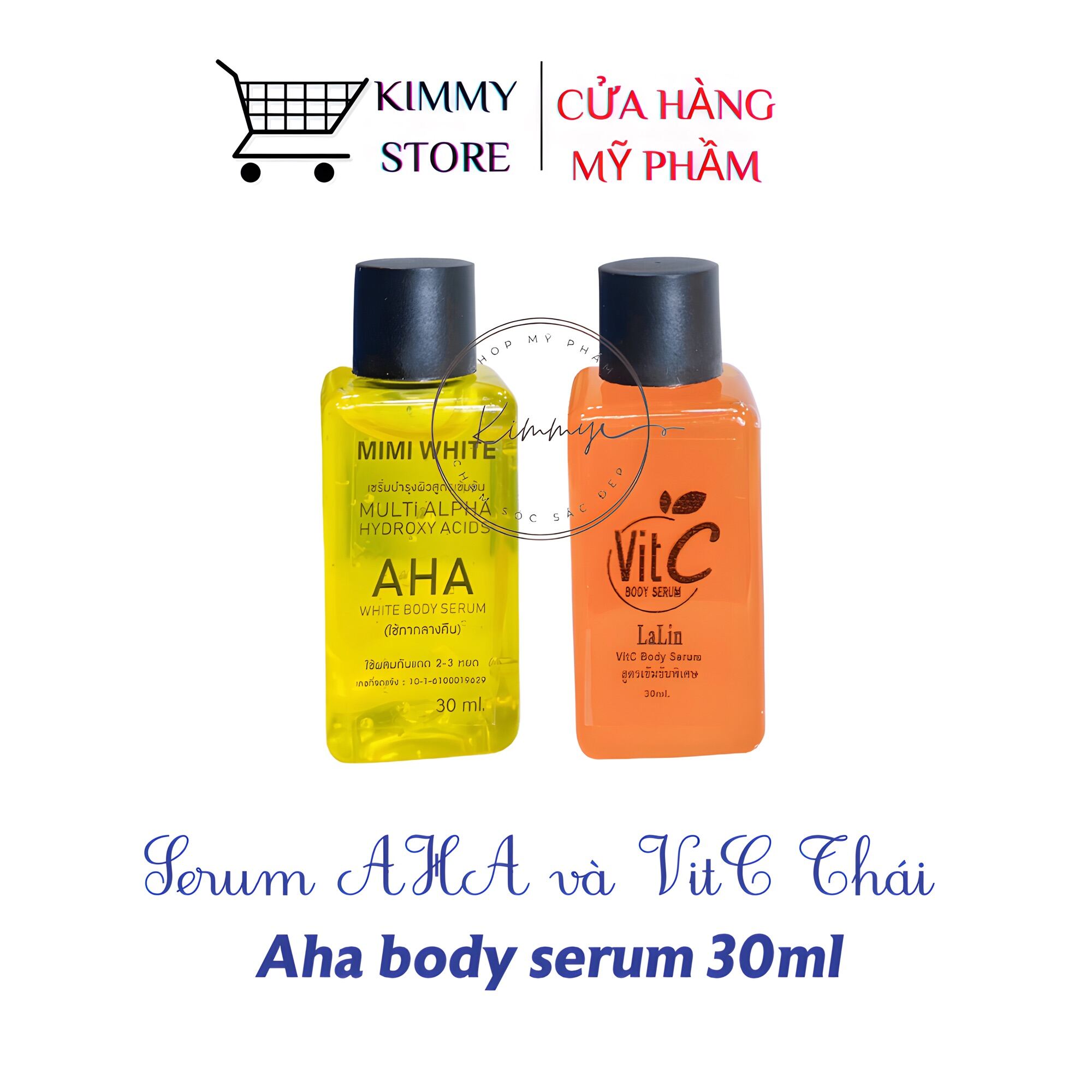 Lẻ chai 30ml serum aha mimi white