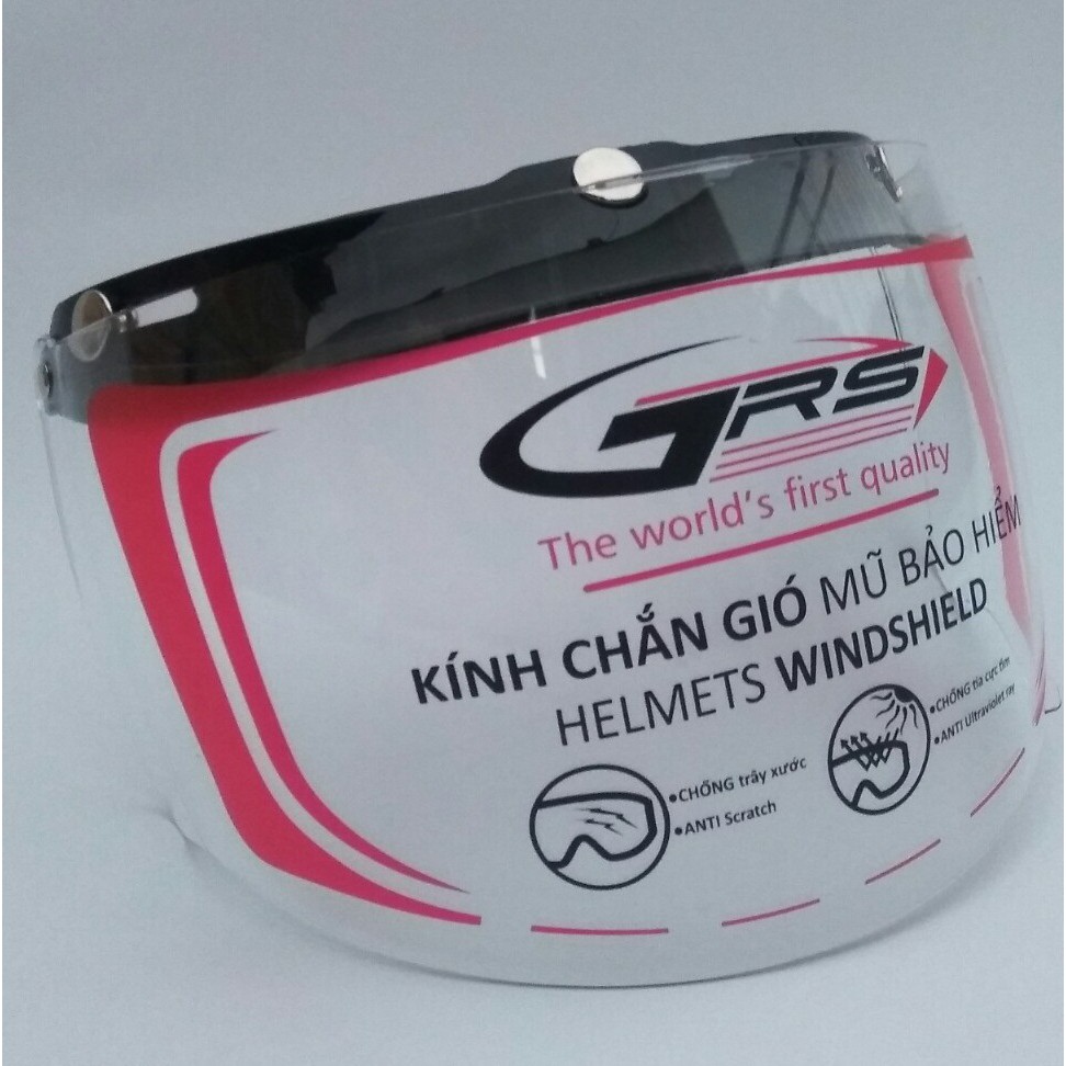 Kính Gắn Nón Bảo Hiểm 1/2 và 3/4 Xịn