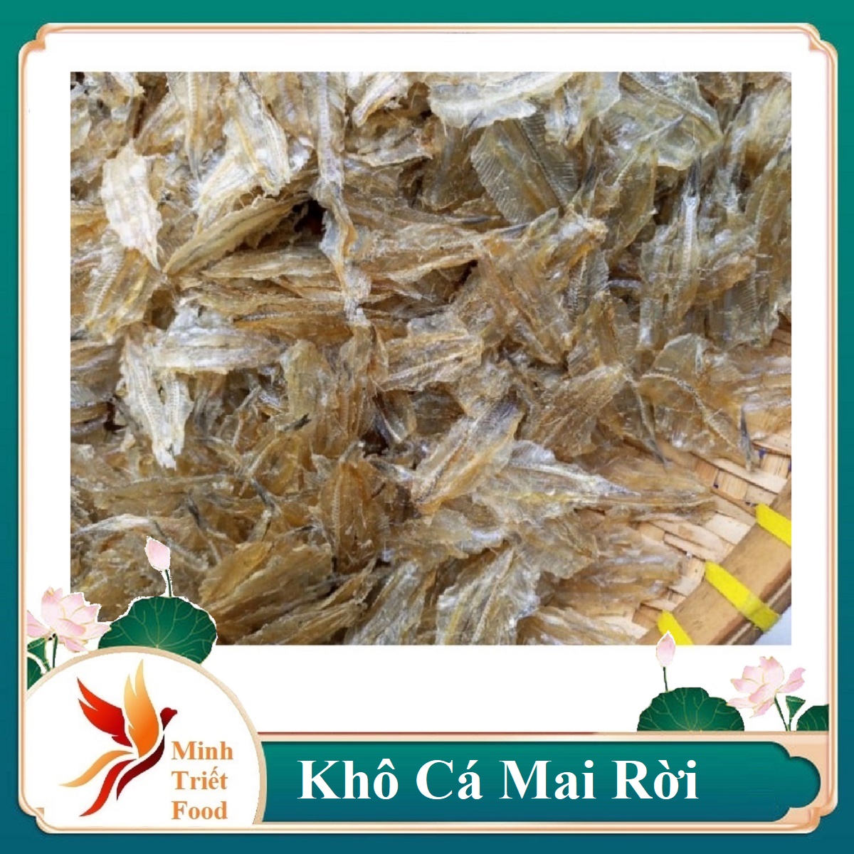 500G KHÔ CÁ MAI  , RẮC MÈ THƠM NGON