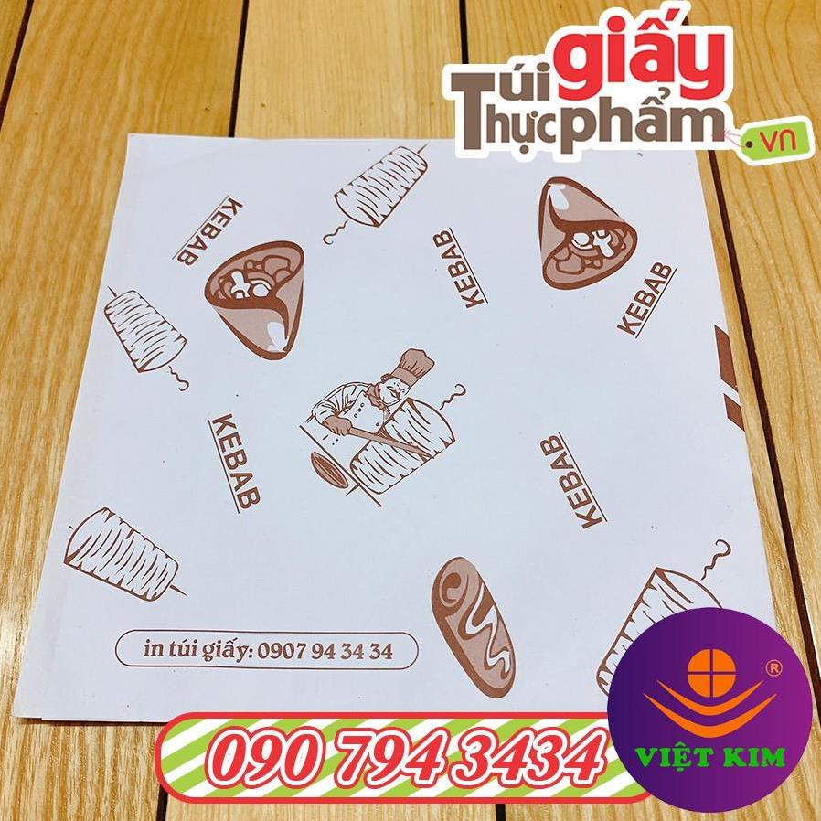 1000 túi giấy Kebab (Fort - in sẵn)