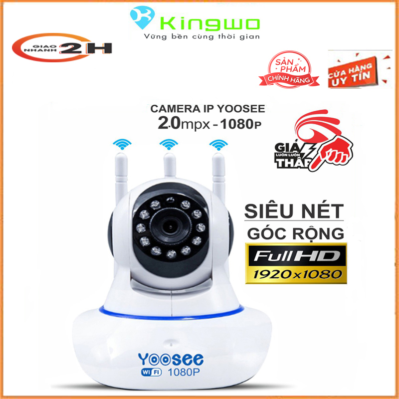 >> BÁO GIÁ CAMERA WIFI YOOSEE 3 RÂU Z01T THẾ HỆ MỚI QUAN SÁT 24/24, XOAY 360 ĐỘ HÌNH ẢNH CHẤT LƯỢNG BH12T | Shopee Lazada Sendo Tiki mới nhất 50 Camera Wifi Yoosee 3 Râu độ phân giải FULL HD 2.0MP 1920x1080p Không Dây, kèm thẻ nhớ tùy chọn-camera yoosee-camera wifi-camera yoosee xoay 360 độ
