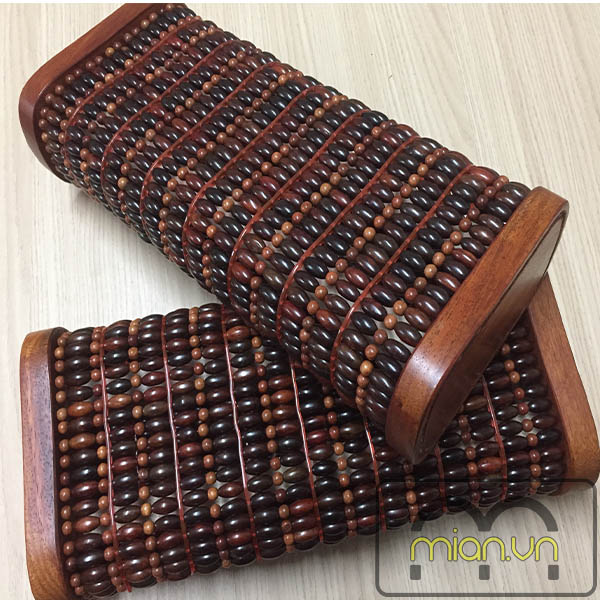 Gối Hạt Gỗ Trắc Cao Cấp ( hình thật )