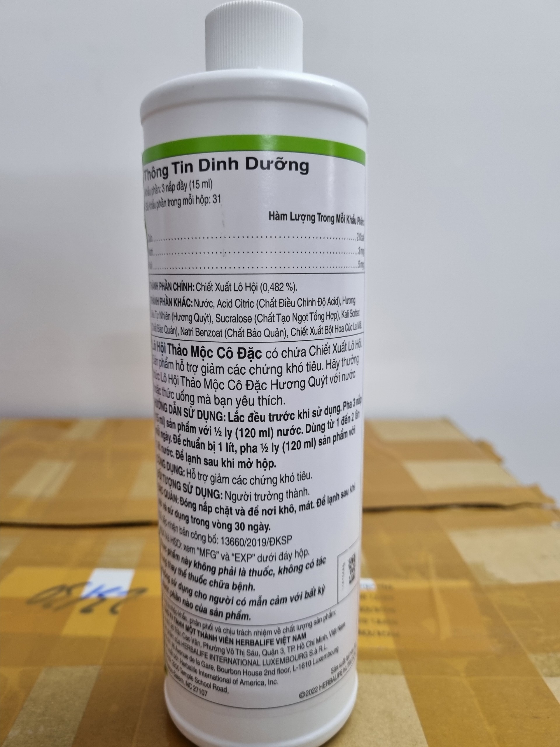 Lô hội thảo mộc cô đặc Herba vị quýt