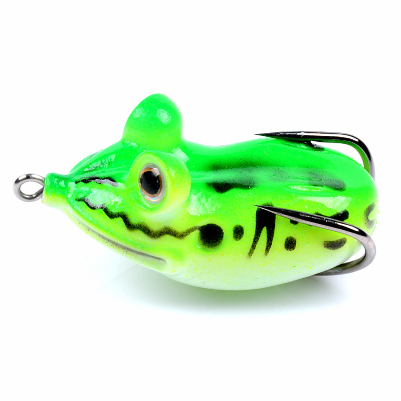 Mồi câu lure mồi nhái giả 5 màu câu cá lóc cá sộp 5.4cm 11.6g MOI-9