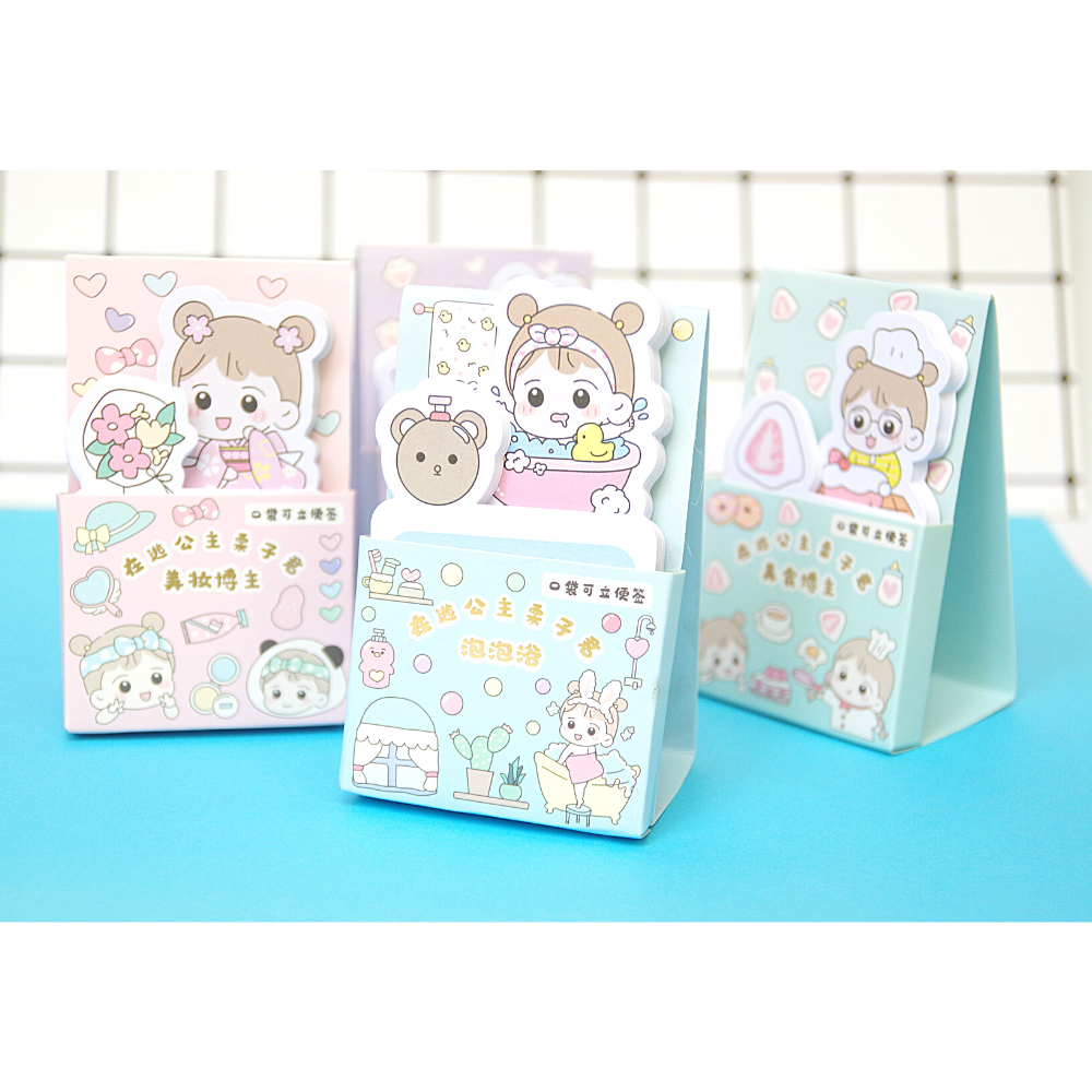 Giấy Note Hình Cô Gái Dễ Thương (6x10cm)