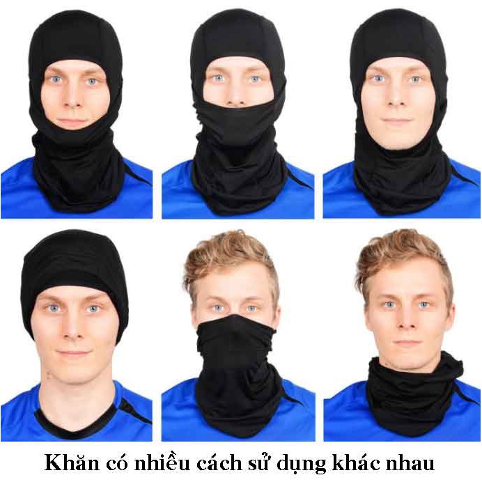 Khăn trùm đầu ninja chống nắng X1 thái lan