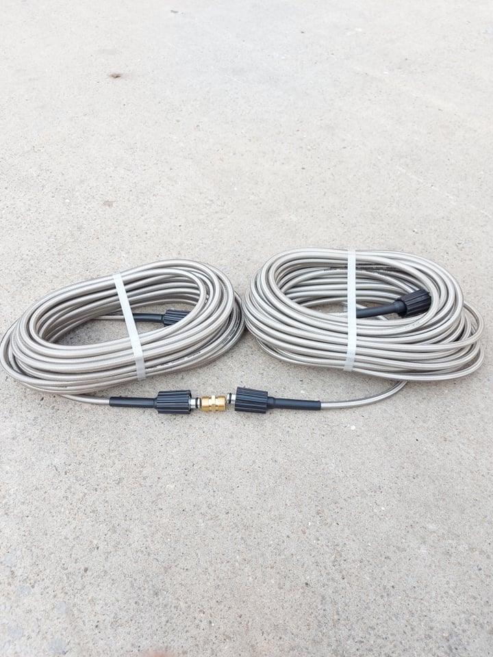 Dây xả nước máy rửa xe 20m + đầu nối