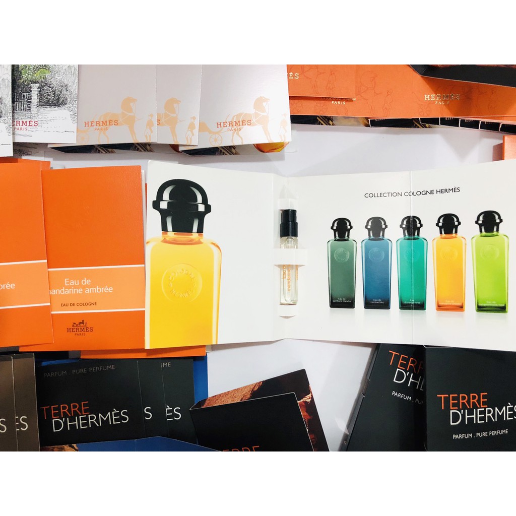 Nước Hoa Vial Hermes các mùi