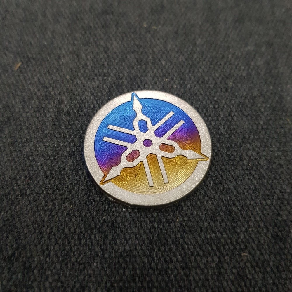 [Sale Hot] Tem Nổi Titan Dùng Trang Trí Cho Xe Máy Logo YAMAHA - YAHAMA Siêu Đẹp - Tem Nổi Titan