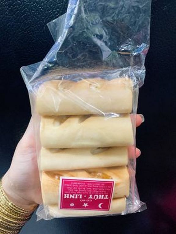 BÁNH DỪA XÀ LAM KHOANH TRÒN -