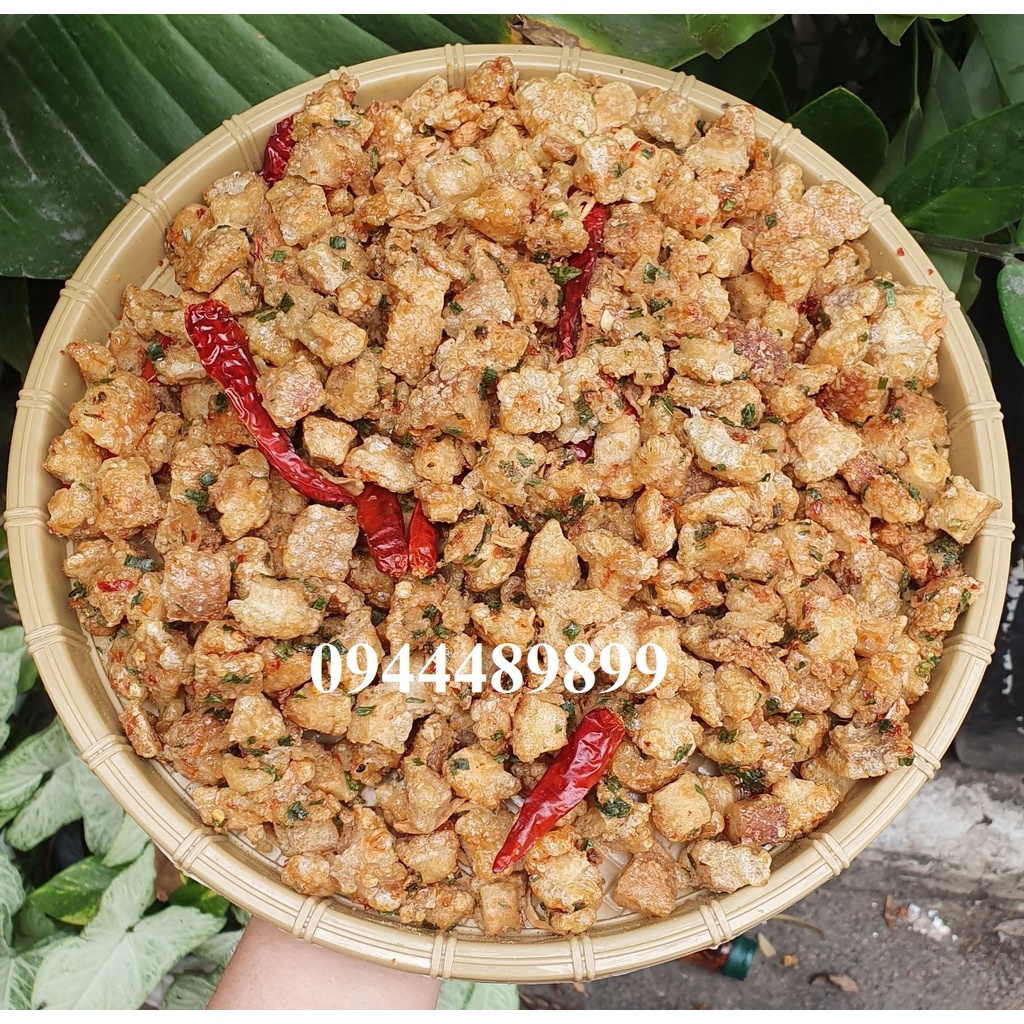 [Tết ] 200gr Tóp mỡ liền da sốt mắm hành  - đồ ăn vặt