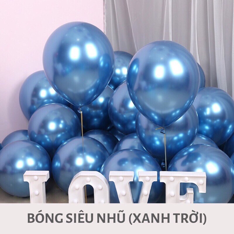 Set 50 quả bóng tròn siêu nhũ mạ Crom siêu đẹp
