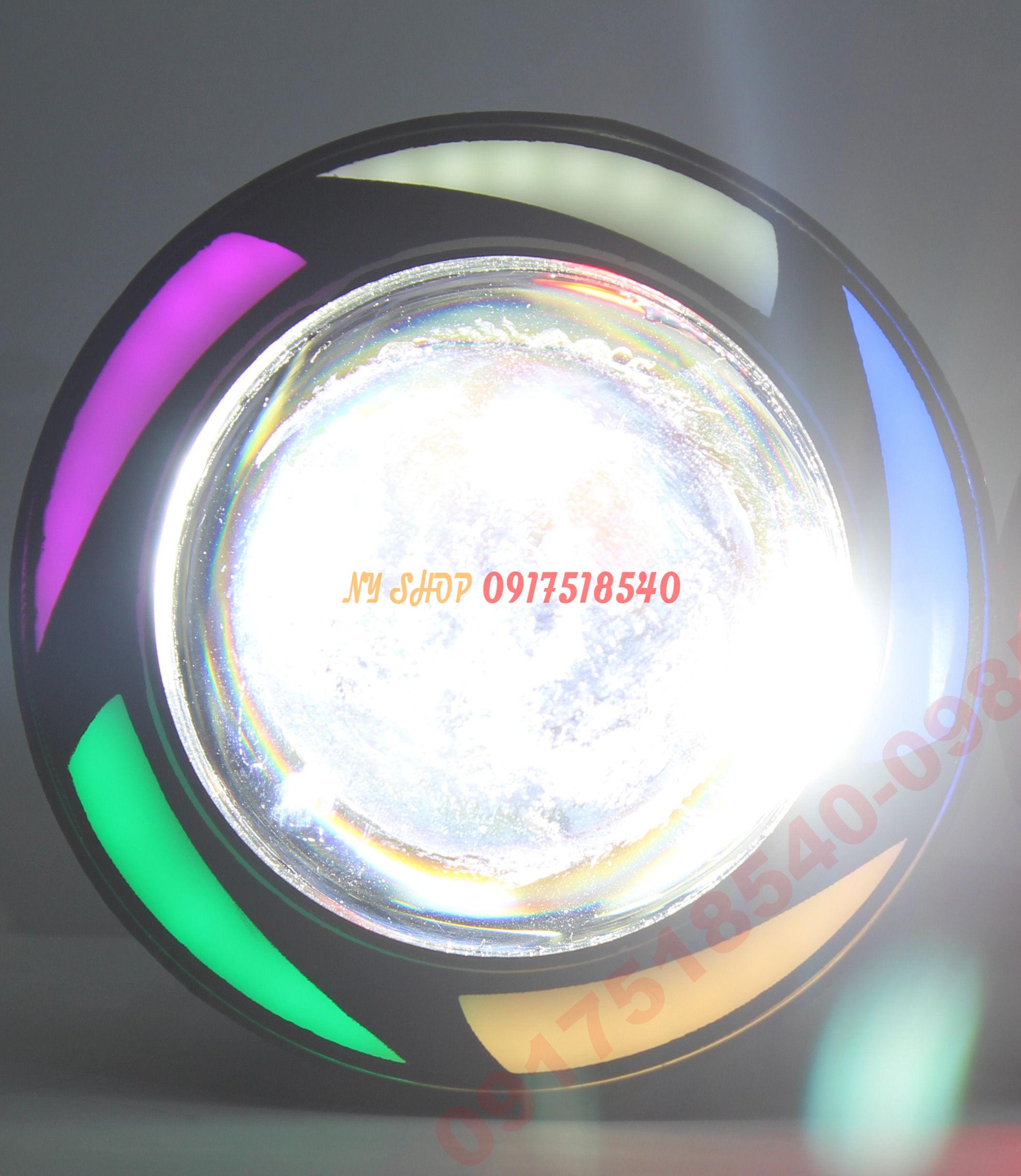Đèn led u7 ngũ sắc 3 chế độ gắn cho khuôn cú exciter winner