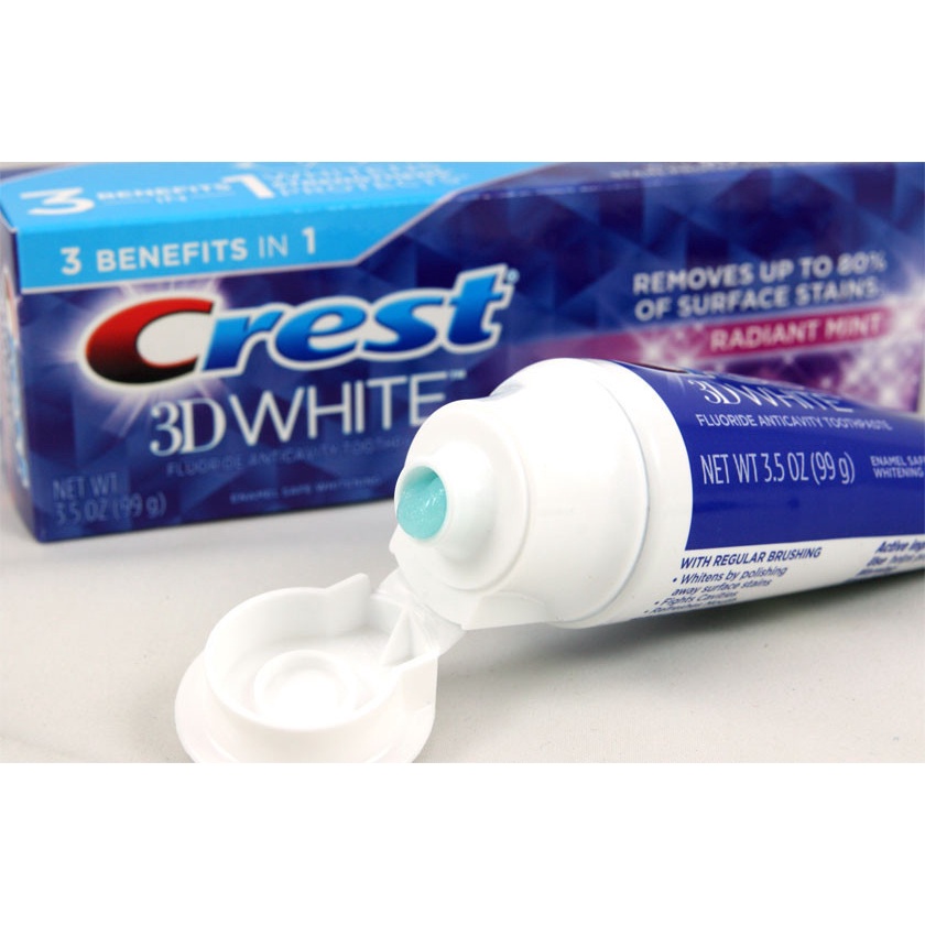 Kem đánh răng Crest 3D White 198g của Mỹ