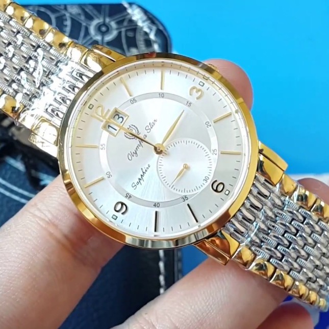 Đồng hồ nam Olympia Star siêu mỏng 58012-04M