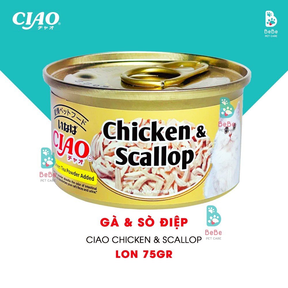 Pate CIAO Thịt Tươi Dinh Dưỡng Cho Mèo Mọi Lứa Tuổi