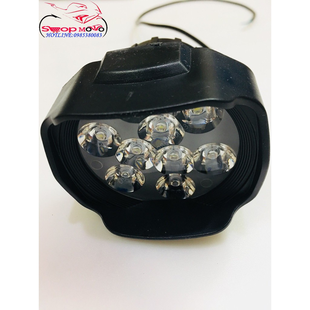 Đèn trợ sáng L9 vs 9 nhân led siêu sáng
