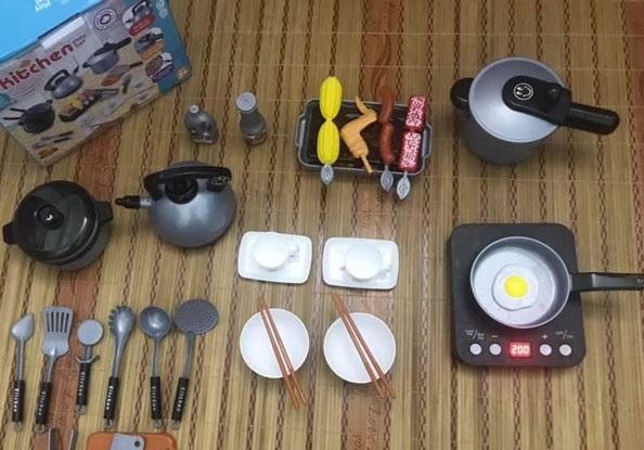 Bộ đồ chơi nấu ăn 36 món Kitchen cho bé