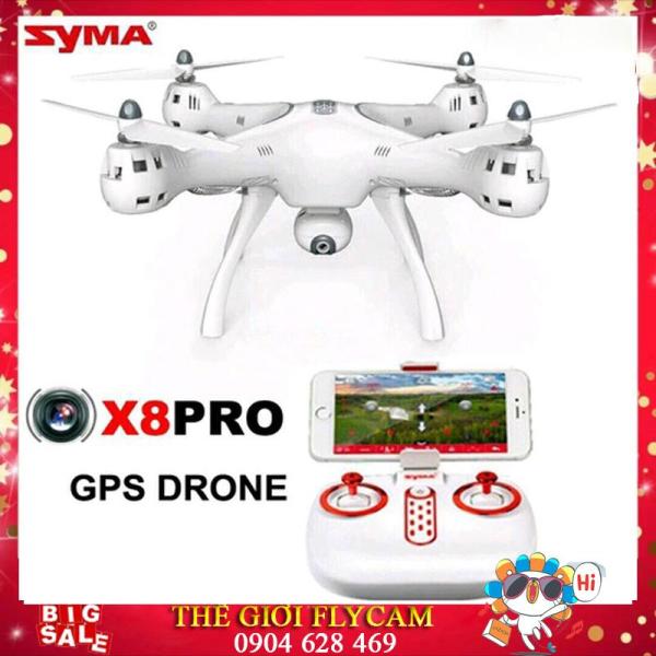 Máy bay Flycam Syma X8 Pro (Syma X8 Pro) - Có GPS, tự động quay về, camera truyền trực tiếp- Bảo hành bởi Thế giới Flycam