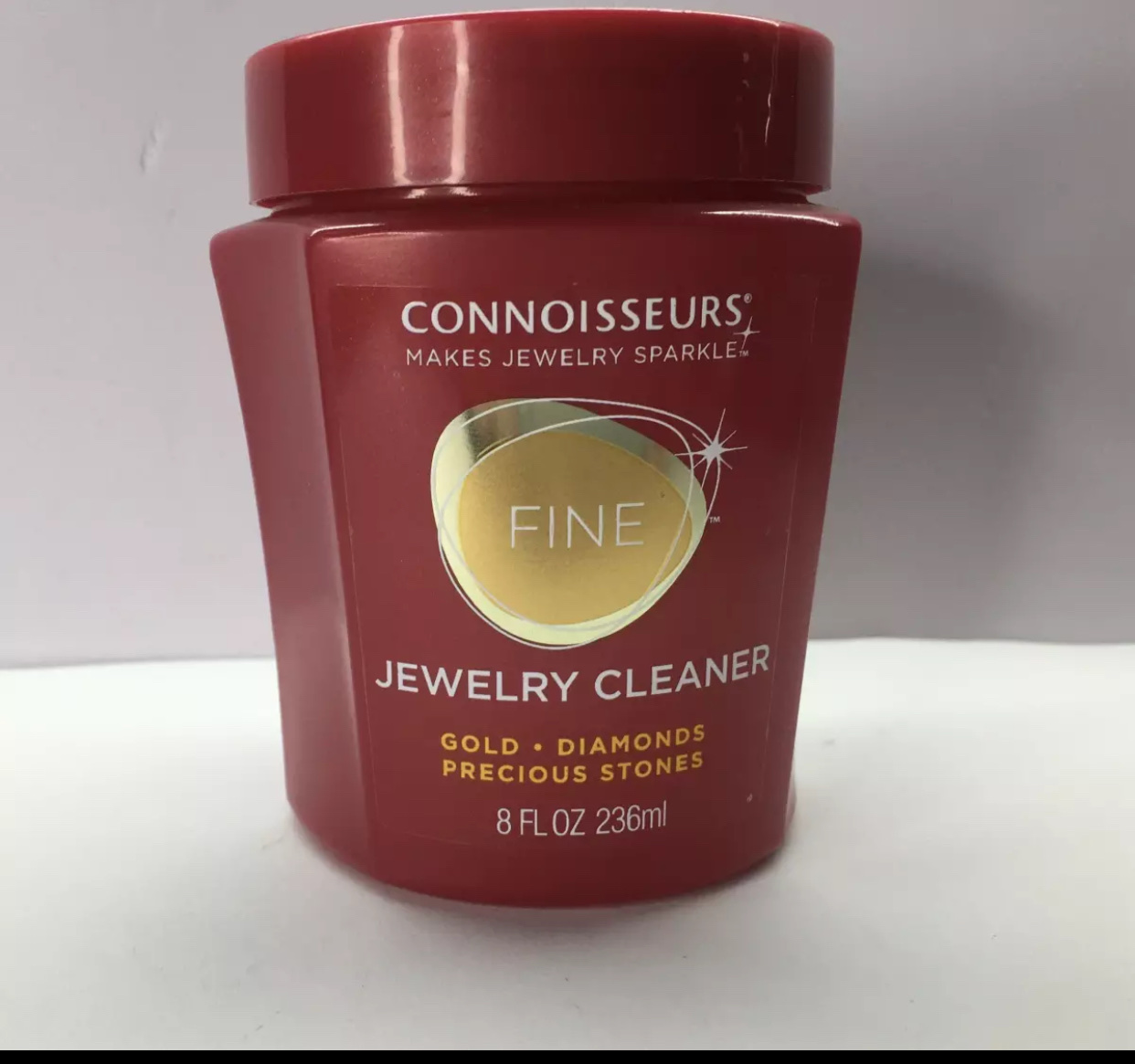 Nước rửa Vàng, Kim Cương, Bạch Kim, Trang Sức Đá Quý Connoisseurs Jewellery Cleaner-Made in USA