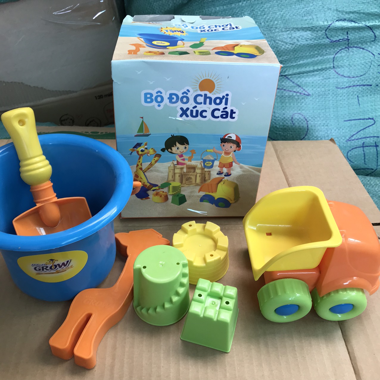 Bộ đồ chơi xúc cát Grow