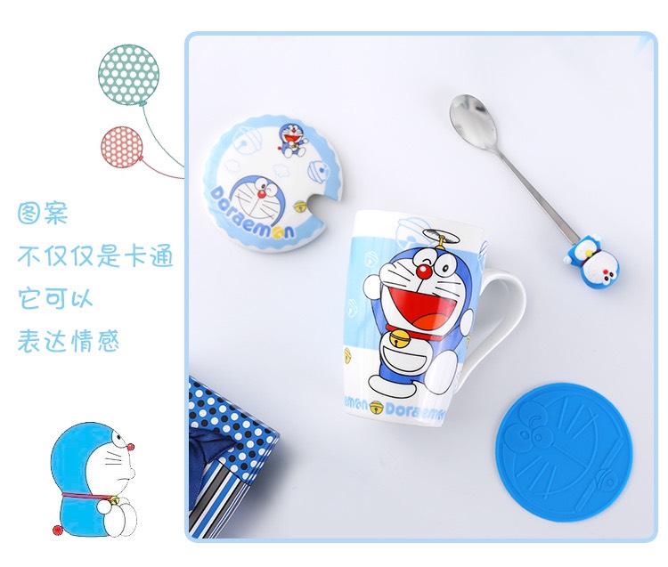 Cốc Ly sứ Hình DORAEMON dễ thương