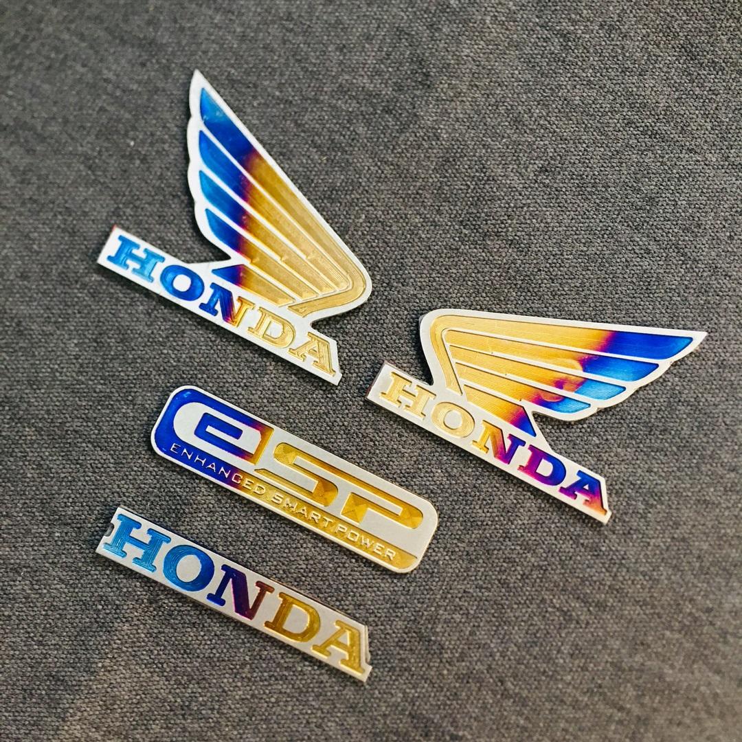 [COMBO CHỮ VÀ CANH CHIM HONDA]TEM DÁN XE CÁNH CHIM HONDA TITAN KẾT HỢP CHỮ ESP TIAN,CHỮ HONDA TITAN 7 MÀU KEO 3M SIÊU CHẮC (100%)
