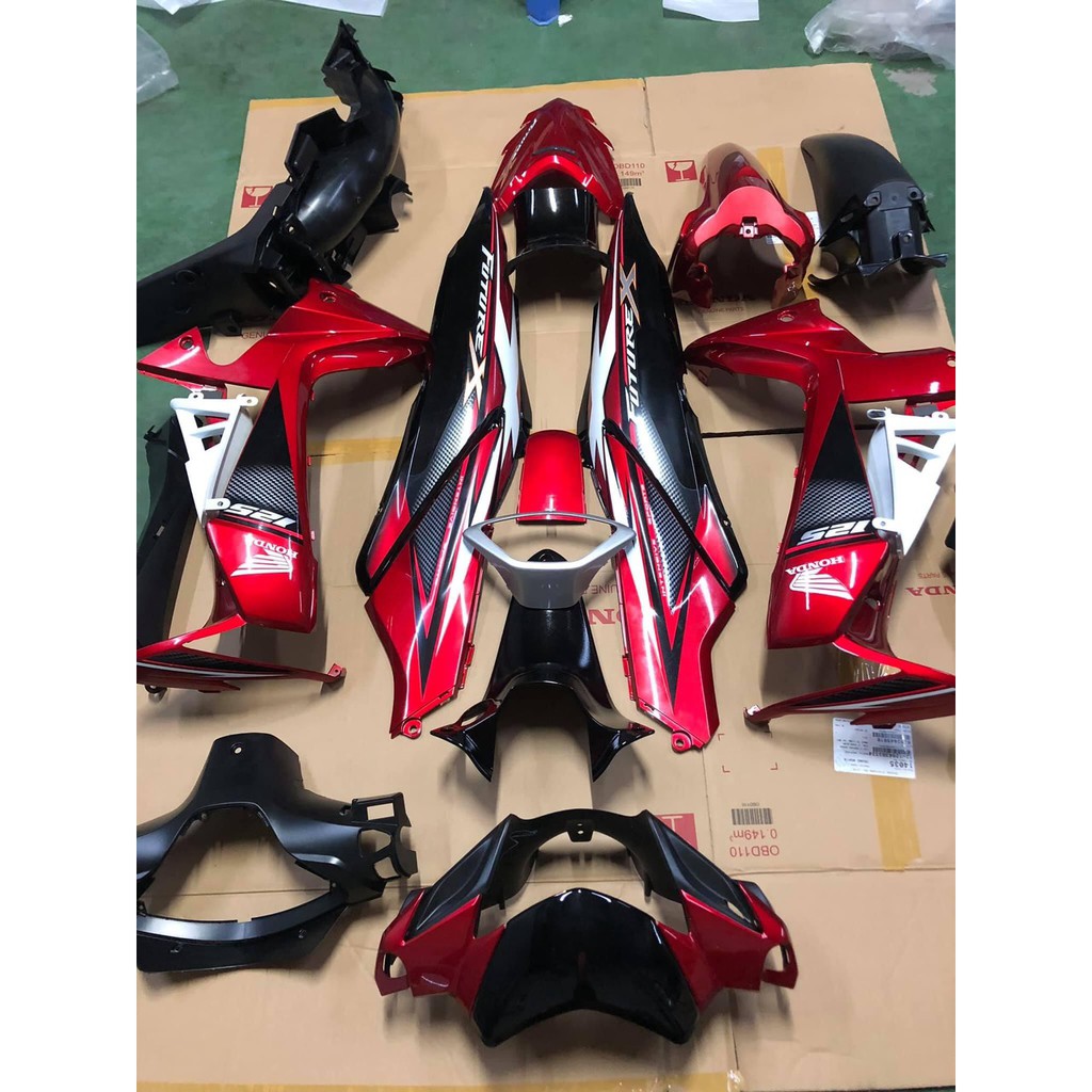 Nhựa future x 2010-2011 đỏ tươi honda