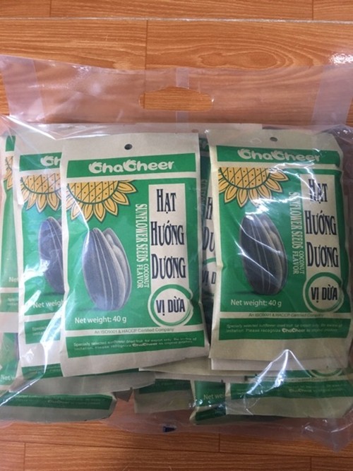 COMBO 2 GÓI HẠT HƯỚNG DƯƠNG CHACHEER VỊ DỪA