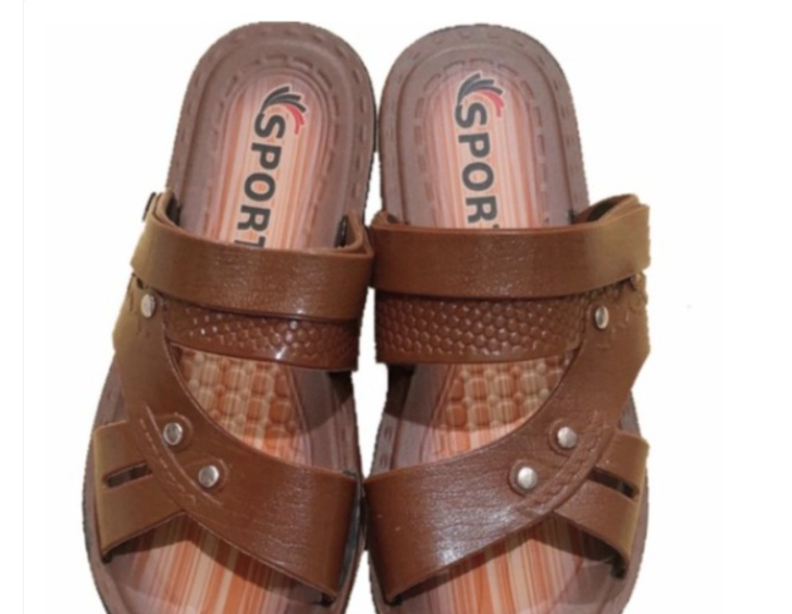 DÉP SANDAL NHỰA  GIẢ DA NAM(ĐẶT TĂNG LÊN 1 SIZE Ạ)