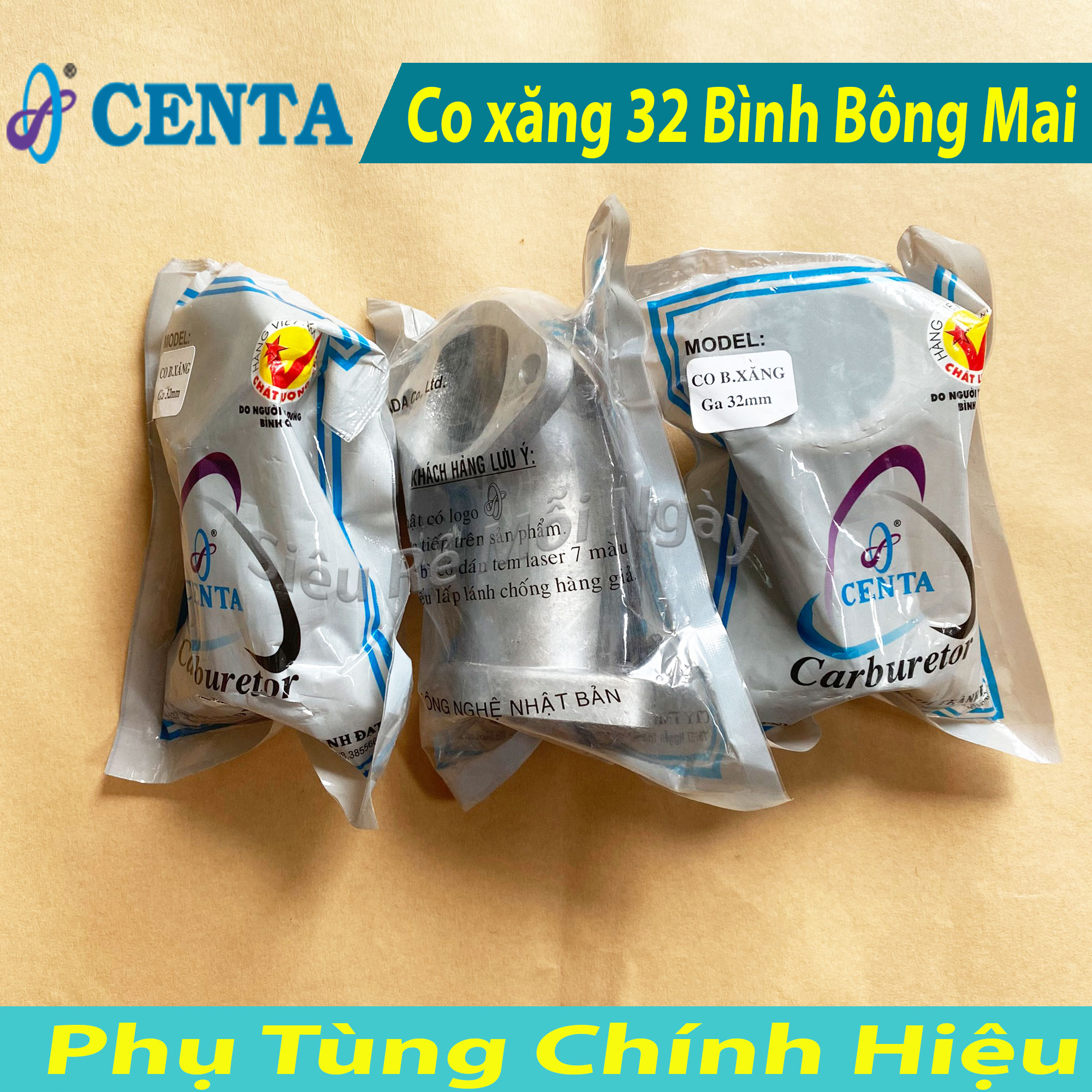 [HCM]Co xăng cổ 32mm cho bình bông mai Centa