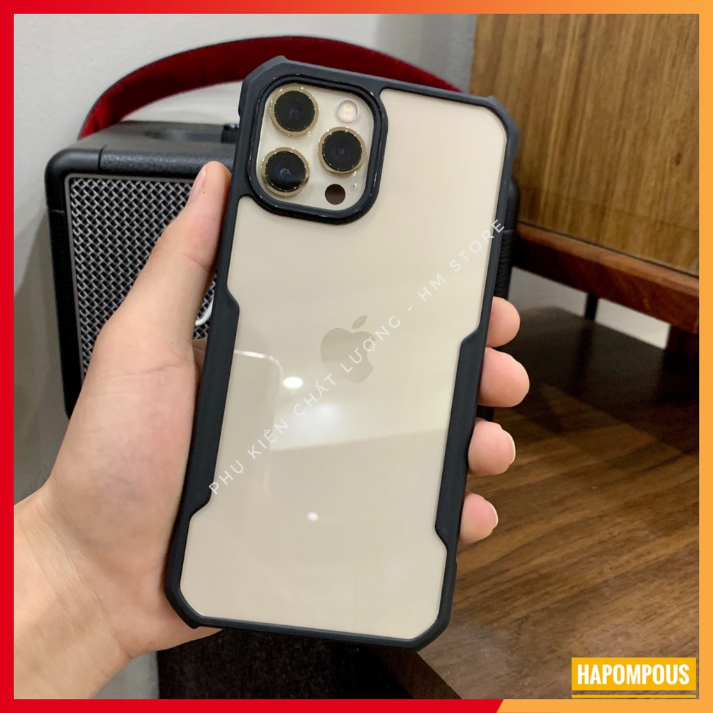 Ốp lưng xundd iphone 13 pro max / ip 13 / iphone 12 pro max / 12 pro / 12 mini, mặt lưng trong, viền tpu, chống sốc