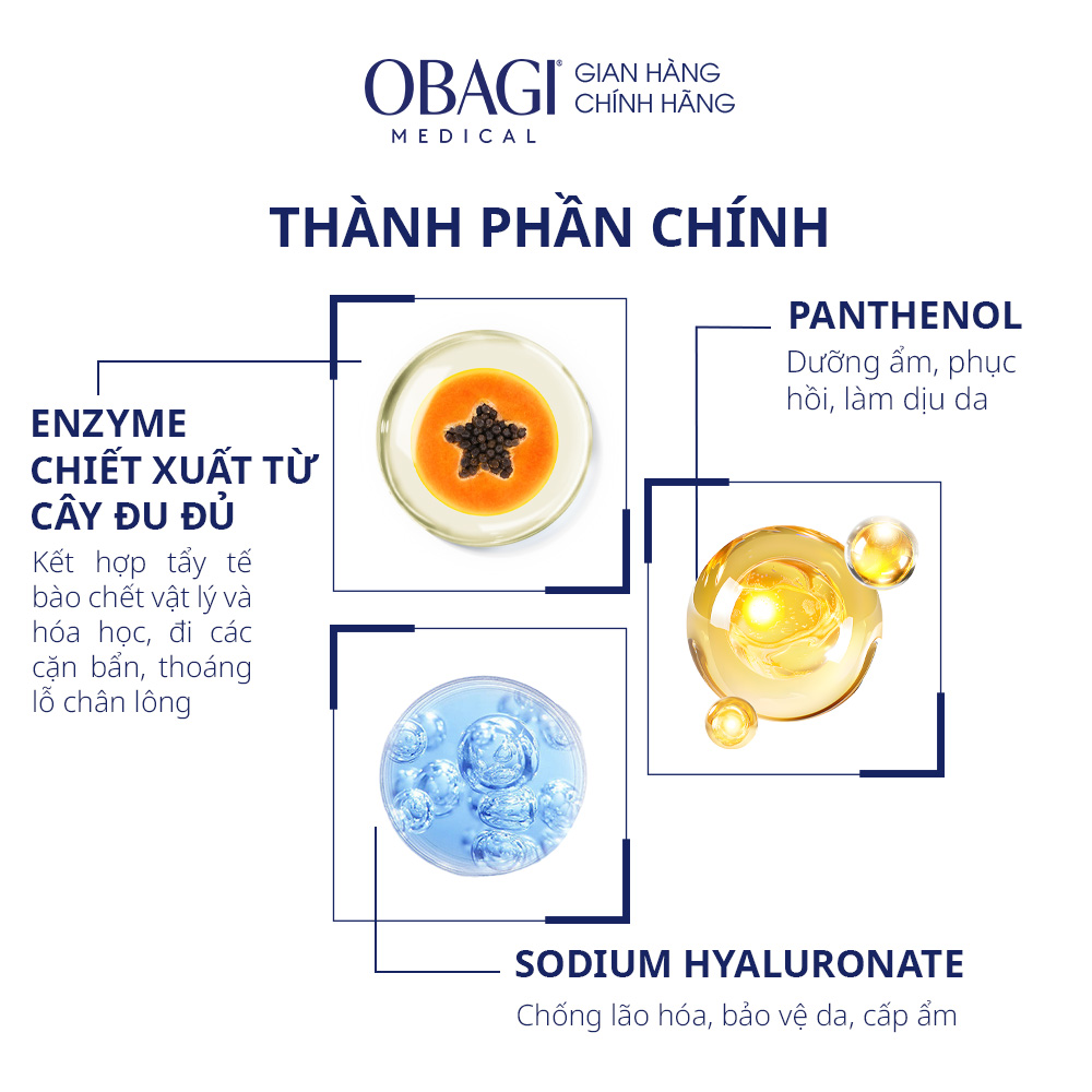 [Date 02/2026] Sữa Rửa Mặt Tẩy Tế Bào Chết Obagi360 Exfoliating 150ml