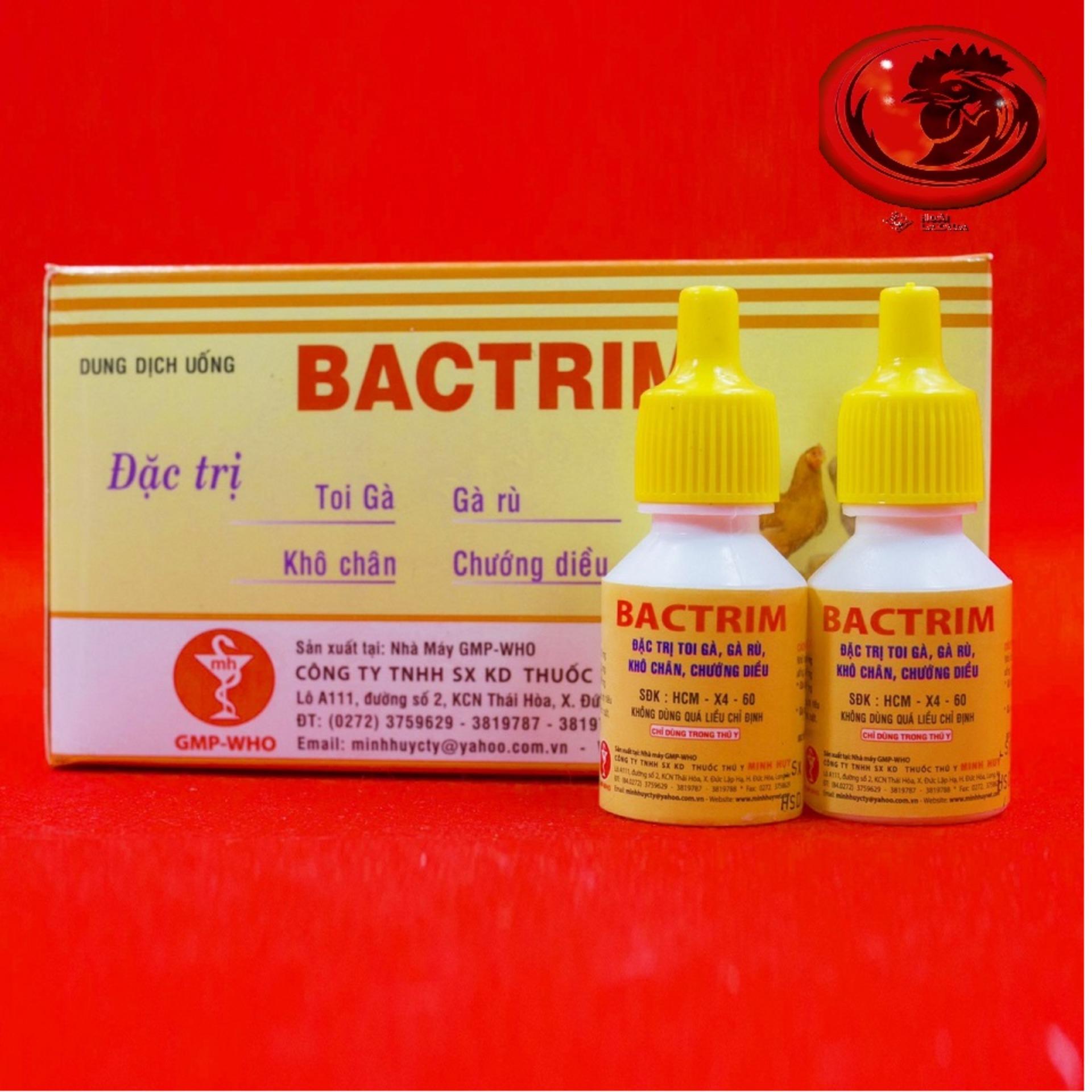 Bactrim gà rù, gà toi 1 hộp 10 lọ