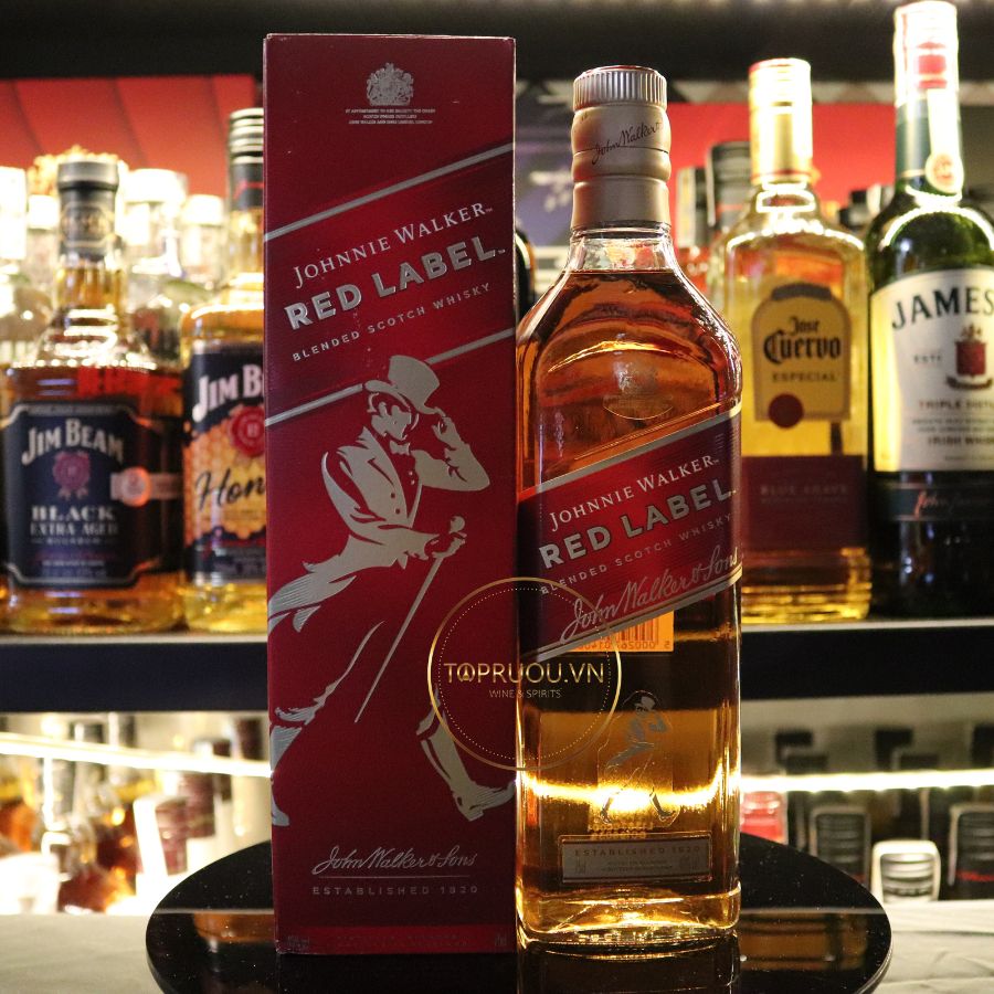 [TopRuouVietNam] Rượu Whisky Johnnie Walker Red Label 700ml [Hàng Thật]