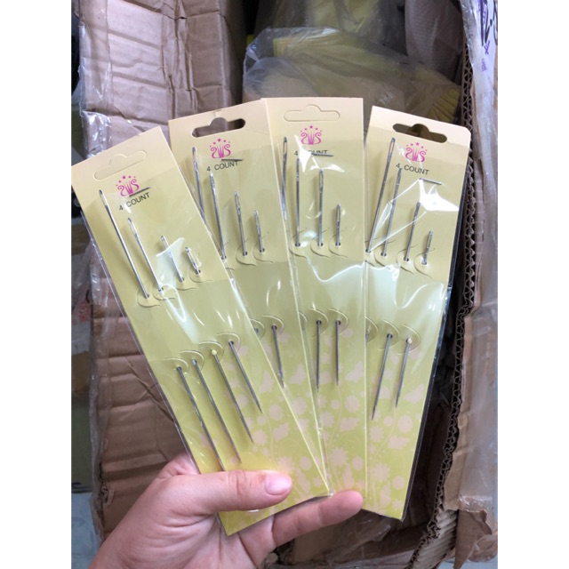 Vĩ kim khâu len dài 4 cây 25k/ set